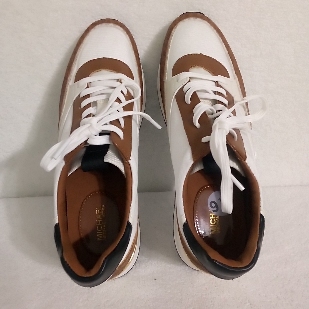 MICHAEL KORS WOMEN'S MARIAH TRAINER SNEAKERS   SIZE 9.5 | - Picture 9 of 10